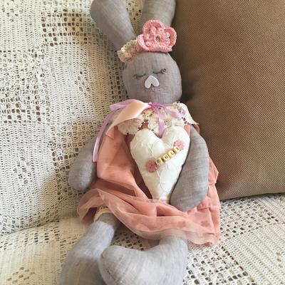 Coniglio Bunny Egle Animali Pezza Regalo Handmade Materiale Riciclato